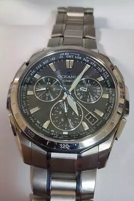 CASIO OCEANUS OCW-S1000J-1AJF Titanium Black Watch • $240.69