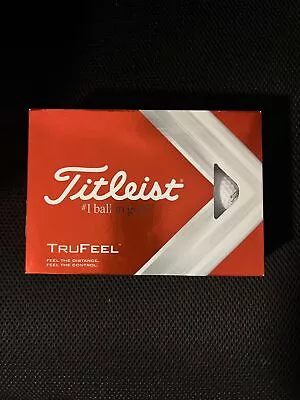 Titleist  TruFeel Golf Balls 12 Pack White NEw • $27.70