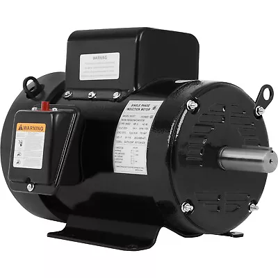 Farm Electric Motor Single Phase 3 HP 4 Pole 1750 RPM 184T Frame TEFC 230 Shaft • $397.99