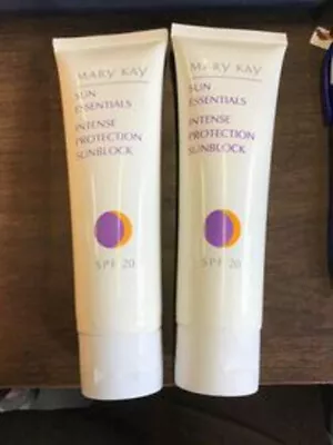 2X LOT Mary Kay Sun Essentials INTENSE Protection Sunblock 4.5 Fl Oz SPF 20 NEW • $24.99