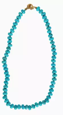 Genuine Turquoise 18 Inch Beaded Necklace • $49.50