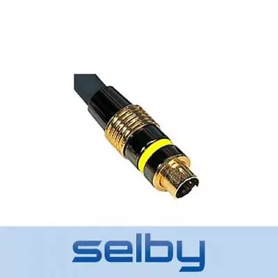 3m High Quality 8mm Thick SVHS S-Video Video Cable Gold Plated 75 Ohm Shielded • $15.95