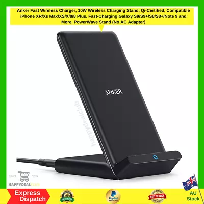 $43.99 • Buy Anker Fast Wireless Charger, 10W Wireless Charging Stand, Qi-Certified PowerWave