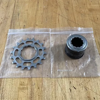 Chris King 18t Stainless Steel Single Speed Cog Sprocket And Surly SS Spacer Kit • $70