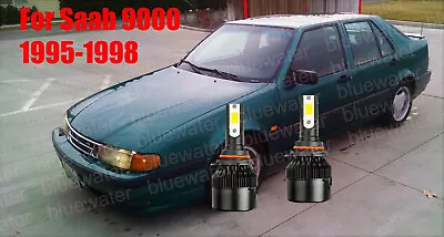 LED For Saab 9000 1995-1998 Headlight Kit 9006 HB4 White CREE Bulbs Low Beam • $25.05