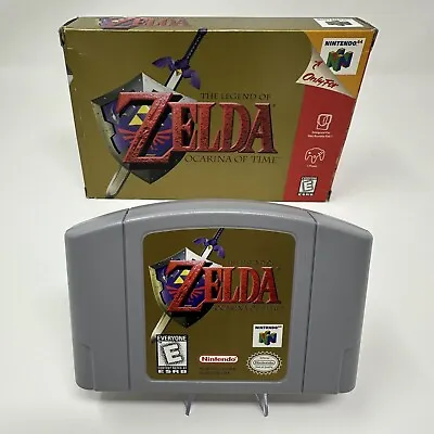 Legend Of Zelda: Ocarina Of Time - Nintendo 64 N64 Complete CIB Authentic Saves • $105.94