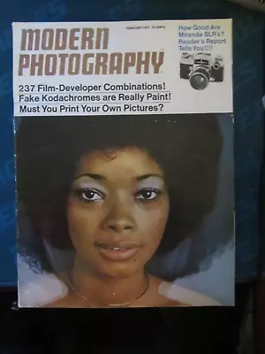 Modern Photography Magazine February 1971  Miranda SLR's Fake Kodachrome G • $19.99