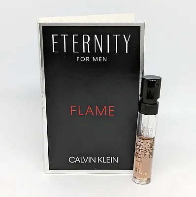 CALVIN KLEIN Eternity For Men FLAME (1.2 Ml Size Spray) EDT Sample • £2.95