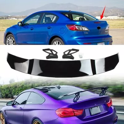 GT Style Rear Boot Trunk Racing Spoiler Wing Universal For Mazda 3 Sedan Coupe • $110.79