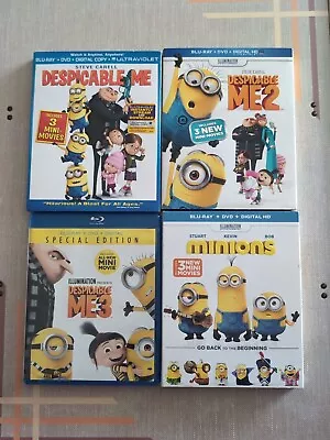 Despicable Me * Blu-Ray Collection 1 2 3 + MINIONS  • $14.99