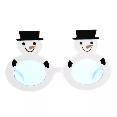  Plastic Christmas Snowman Glasses Xmas Decorative Party Eyewear • £7.58