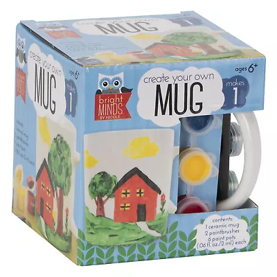 The Range Create Your Own Ceramic Mug Kit With 2 Paintbrushes & 6 Paint Pots • £2.99