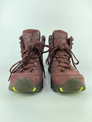 Vasque Hiking Talus Boots Rum Raisin Burgundy￼ Brown 7385 Size US Women 9m • $51.95