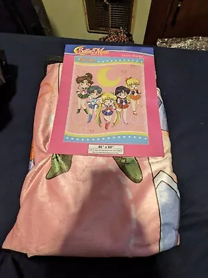 SAILOR MOON Chibi Character Throw Blanket 46 X60  • $20