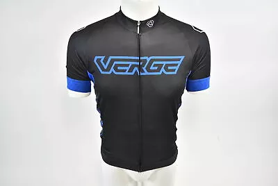 Verge Men's Medium Core Relaxed Short Sleeve Jersey Black/Blue New • $16