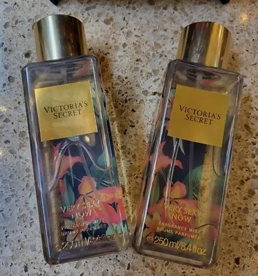 Lot Of Two Victoria's Secret Very Sexy Now Limited Edition Fragrance Mist 8.4 Oz • $19.97