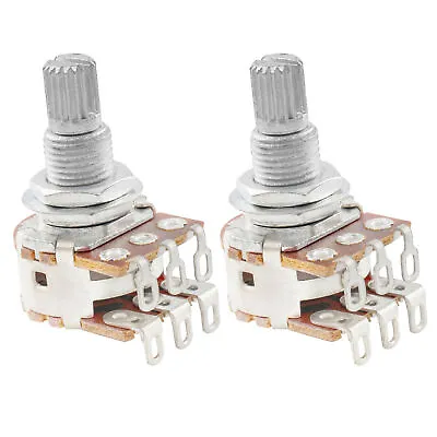 Musiclily Pro 2Pcs Aluminium Mini Metric Blend Pots MN500K Guitar Potentiometers • $7.33