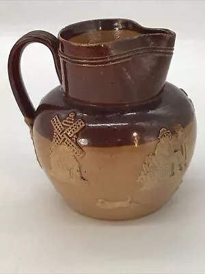 £2.99 • Buy Antique Doulton Lambeth Stoneware Harvest Jug, EARLY EXAMPLE
