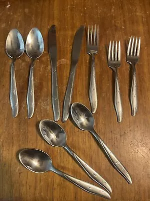 10- Mar-Crest CITATION Atomic Starburst Stainless Flatware • $33