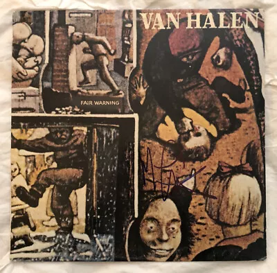 Van Halen~Michael Anthony~Signed Album~Fair Warning~ Authentic • $300