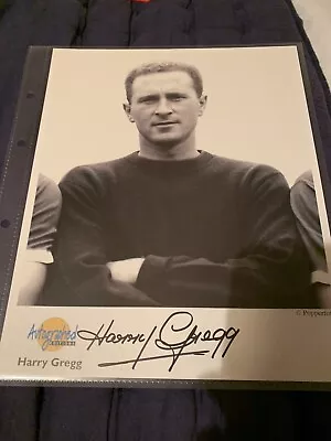 Harry Gregg Manchester United FC Legend Signed Autographed Editions Photo. • £18