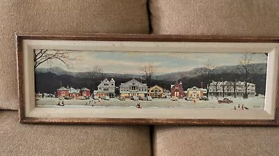 Stockbridge Village  Main Street- Norman Rockwell Gallery Licensed Reproduction • $90