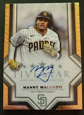 2023 Topps Five Star Manny Machado Auto San Diego Padres • $59.99