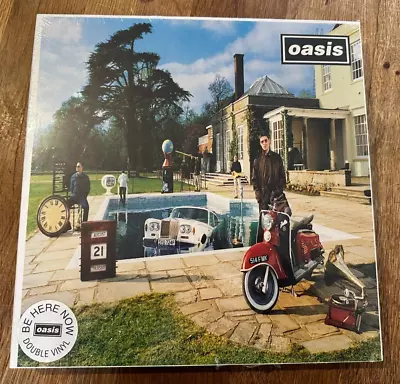 Oasis Be Here Now Fan Box Set Mint Still Sealed 2x Vinyl LP W/CD Book CRELP 219 • £72