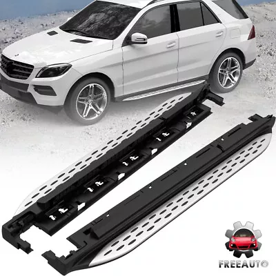 New Running Board For 12-17 Mercedes Benz W166 M ML ML350 GLE Side Step Nerf Bar • $155.79