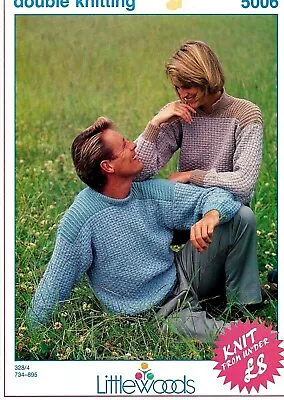 Littlewoods DK KNITTING PATTERN Women Men Sweaters • £0.85