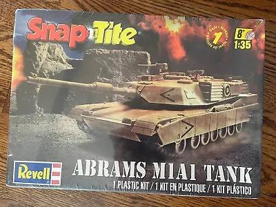 Sealed 2013 Revell Snap Tite Model Kit  1:35 Scale Abrams M1A1 Tank • $29.99