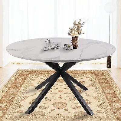 VILOBOS 53  Morden Dining Table For 4-6 Peoson Round Leisure Kitchen Restaurant • $229.99