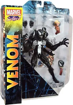 Marvel Comics Select Venom Action Figure 1st Edition Paint + Packaging Very Rare • £200