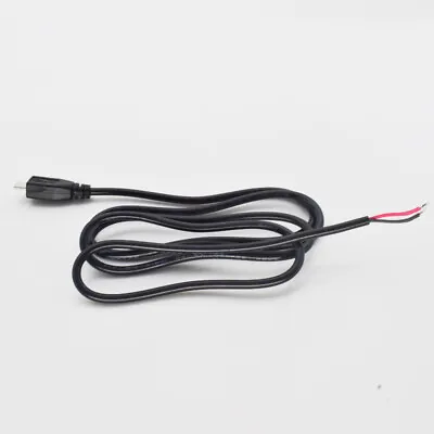 50pcs 1M/3.3ft Micro USB Male Plug Cable 2 Wires Power Pigtail Cable Cord DIY • $49.99