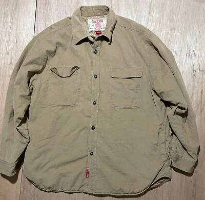 $29.99 • Buy Vintage Men's Guess Jeans Trucker Corduroy Jacket Size Large