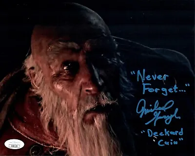 MICHAEL GOUGH Signed 8x10 Photo DIABLO 3 DECKARD CAIN Autograph COA JSA Cert • $110