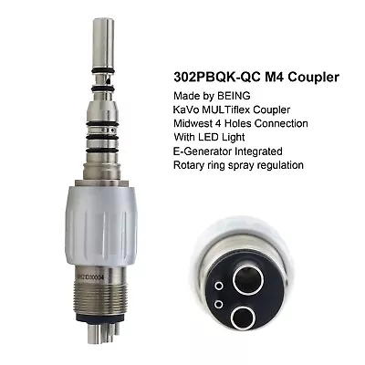 COXO Dental Handpiece Quick Coupling Coupler Swivel 4 Hole 6 Pin KaVo NSK Sirona • $89.99