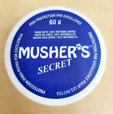 Musher's Secret Dog Paw Protection Wax - 60g Brand New  • $14.99