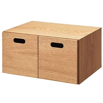 MUJI 12381129 Wood Oak 2 Drawer Organize Storage Box W37xD28xH18.5cm Half NEW • $113.21