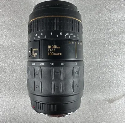 Quantaray AF 70-300mm 1:4-5.6 LD Lens For Canon Camera Z11 • $28