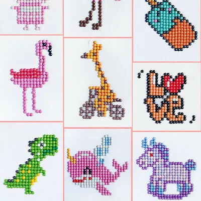 £3.59 • Buy Children Kids Diamond Painting Special Shape Drill Embroidery Craft Stitch Kits