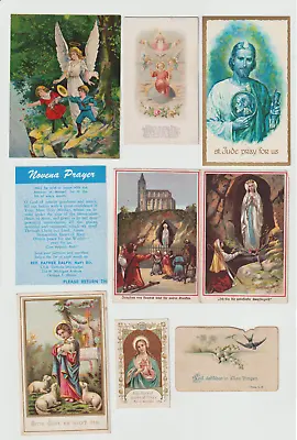 Lot Religious Holy Card Assortment Bible Baby Jesus Paper Scrap Vintage Antique • $19.99