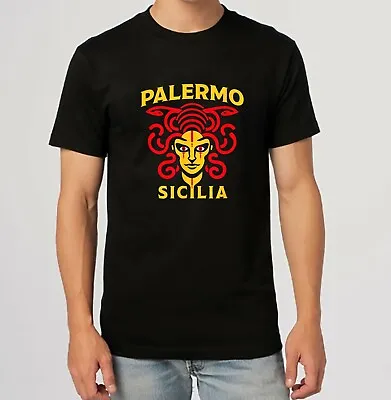 NEW LIMITED Sicilian Palermo Sicilia Medusa Design Gift Idea T-Shirt S-3XL • $22.99