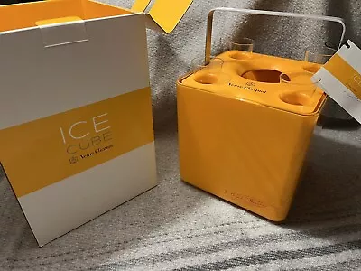 Veuve Cliquot Ice Cube - Porsche Designed Champagne Bucket With 4x Flutes • £315