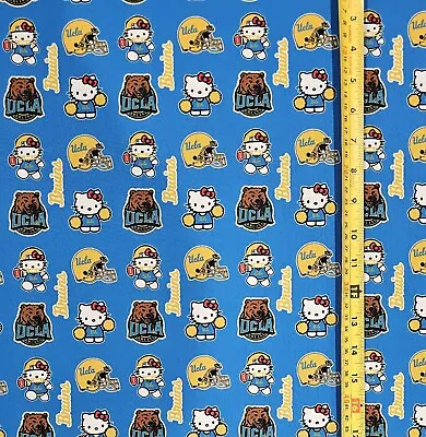 Hello Kitty Ucla Fabric (half-yard Or 1-yard) • £24.09