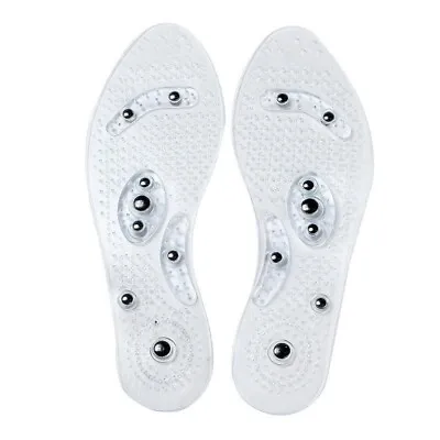 Acupressure Magnetic Insoles | Reflexology Orthotic Gel Shoe Insert Feet Support • £3.99