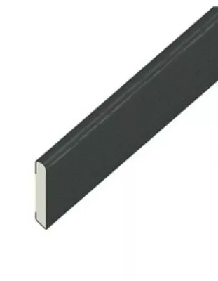 £9.48 • Buy 1m X 30mm Anthracite Woodgrain UPVC Plastic Trim Cloaking Fillet Window Bead