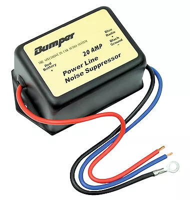 Bumper Power Lead In Car Audio System 20 Amp Noise Suppressor For Installation • £9.99