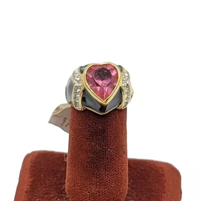 PRIVATE SALE FOR GYPSYGARDENIA ONLY Vtg Sz 7 Ring Pink Heart Jewelry • $79.99