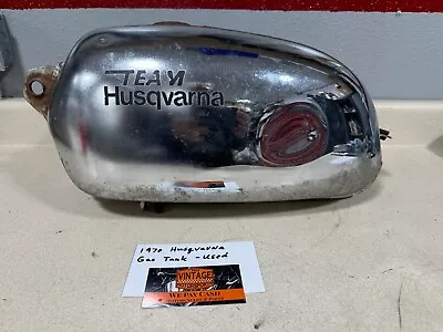 1970 Vintage Husqvarna Fuel Tank Gas Tank - Used • $189.95